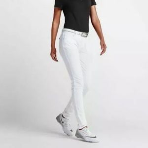 NEW $95 NIKE GOLF SLIM JEAN PANT SIZE 4 WHITE